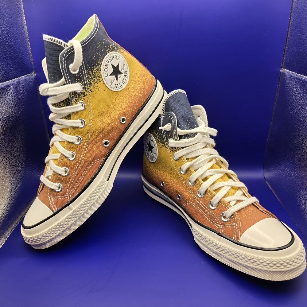 Converse Chuck Taylor Scatter Dye 70 Hi Top Sneakers Fire Opal A03157C Mens 7.